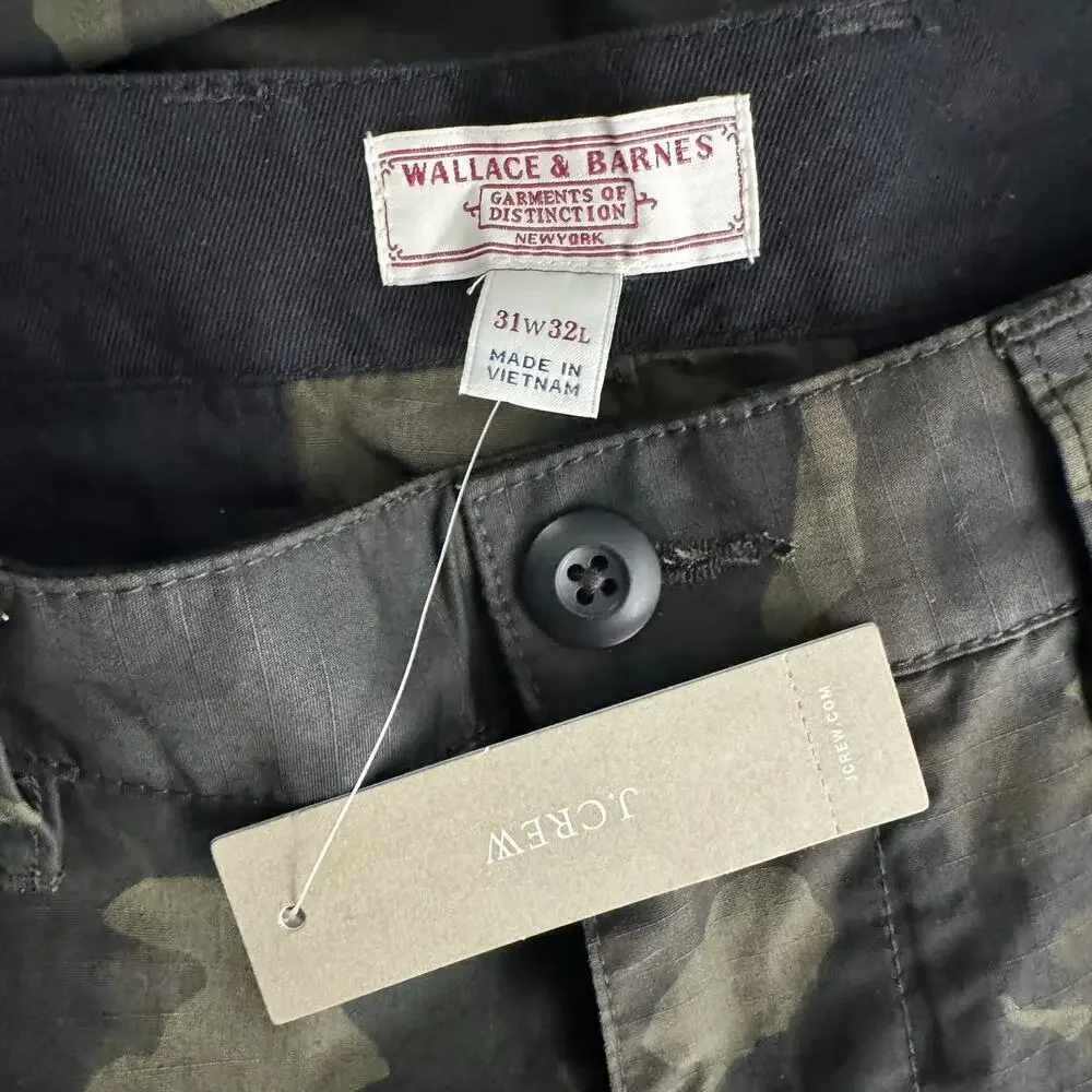 Wallace & Barnes Ripstop Brigade Cargo Pant in Woodland Camo Size 31W 32L